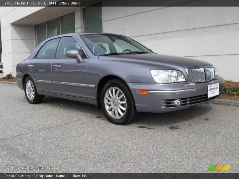 Steel Gray / Black 2005 Hyundai XG350 L