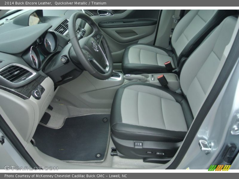 Front Seat of 2014 Encore Leather