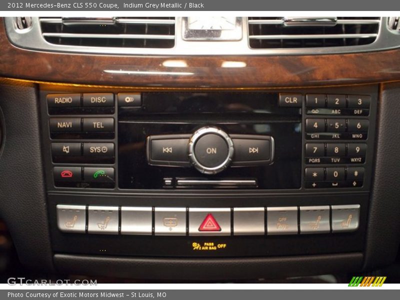 Controls of 2012 CLS 550 Coupe