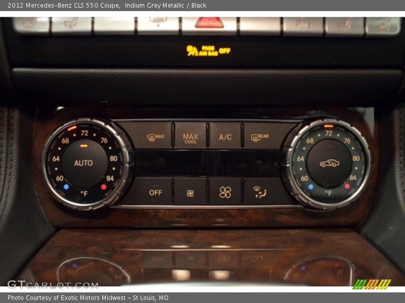 Controls of 2012 CLS 550 Coupe