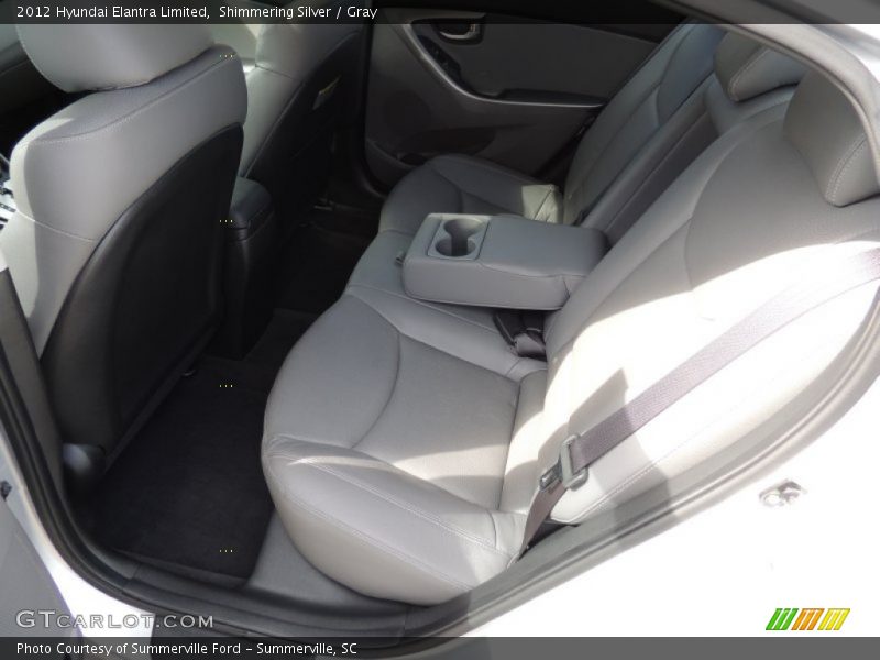 Shimmering Silver / Gray 2012 Hyundai Elantra Limited