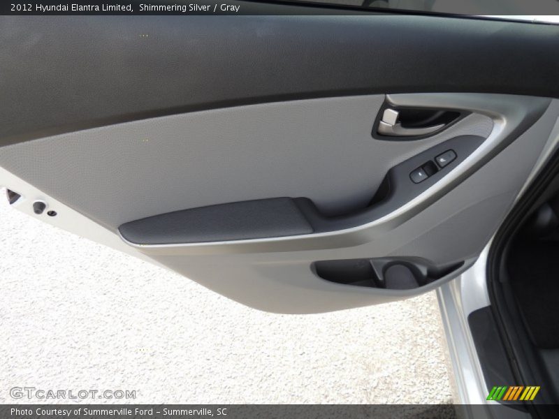 Shimmering Silver / Gray 2012 Hyundai Elantra Limited