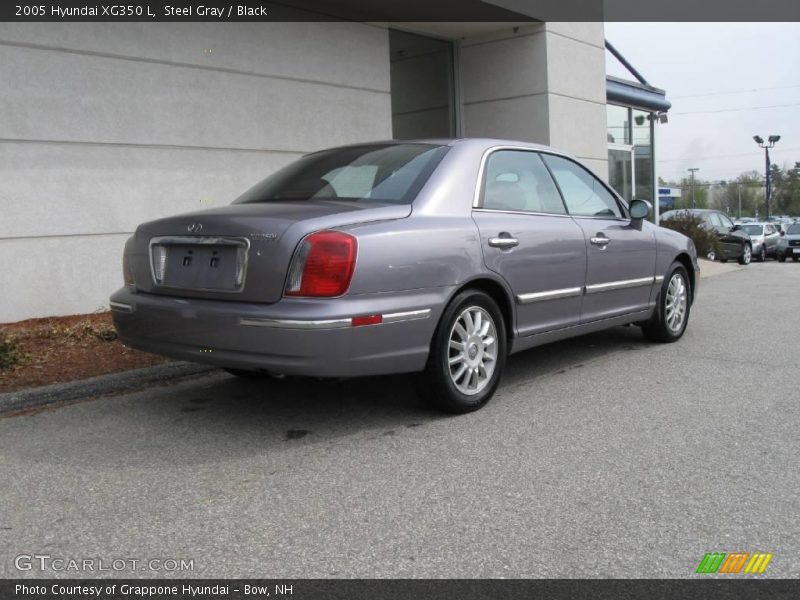 Steel Gray / Black 2005 Hyundai XG350 L