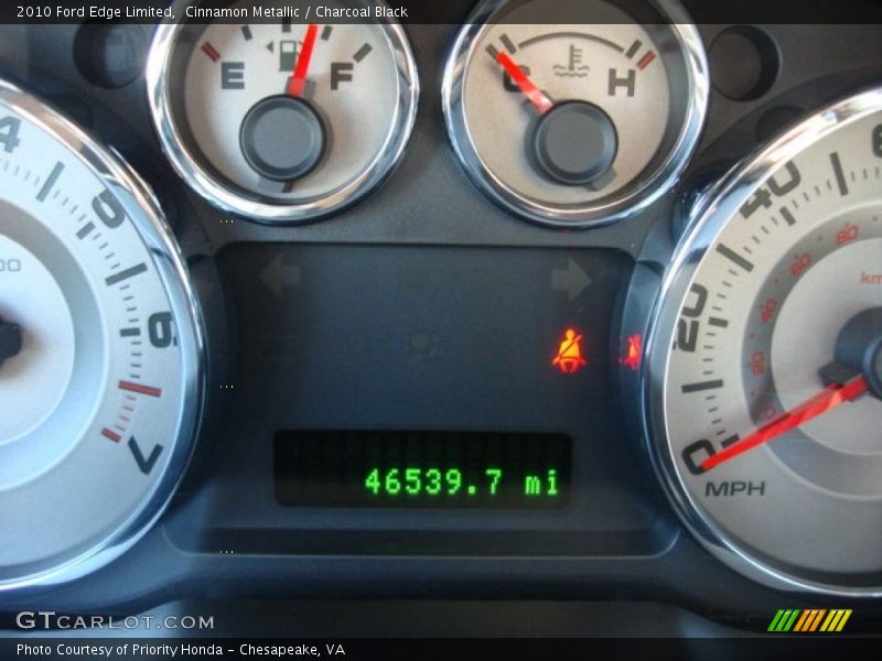 Cinnamon Metallic / Charcoal Black 2010 Ford Edge Limited