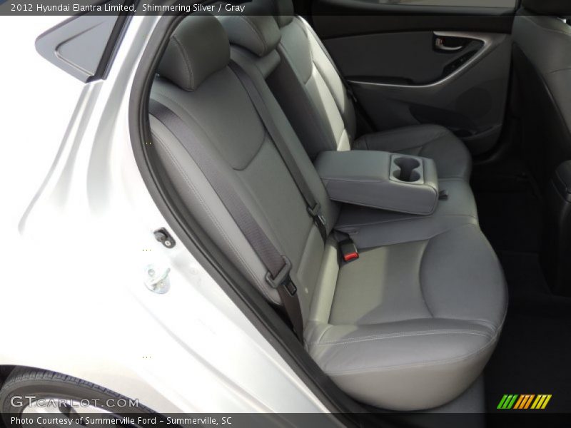 Shimmering Silver / Gray 2012 Hyundai Elantra Limited