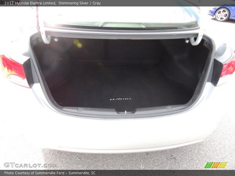 Shimmering Silver / Gray 2012 Hyundai Elantra Limited