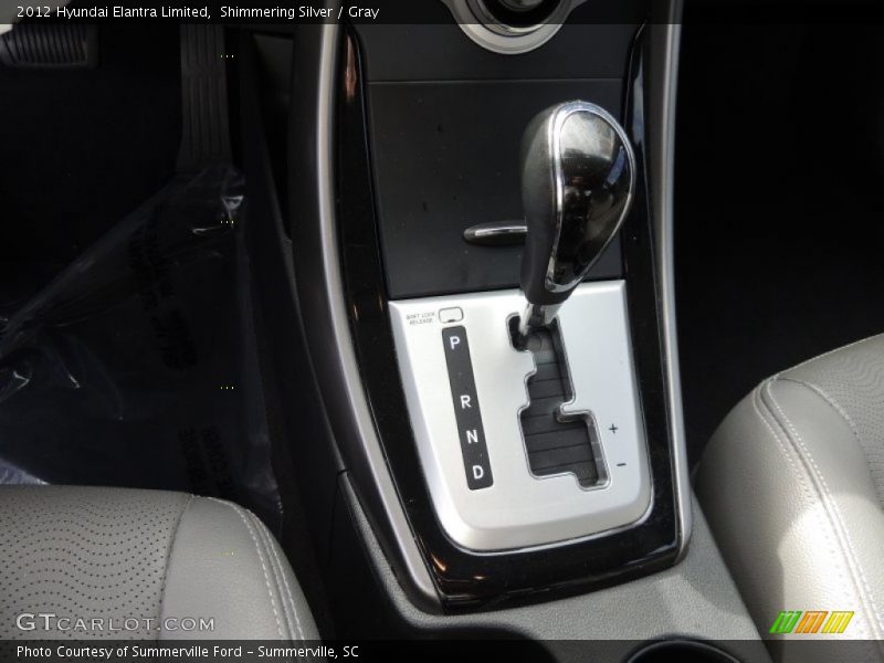 Shimmering Silver / Gray 2012 Hyundai Elantra Limited