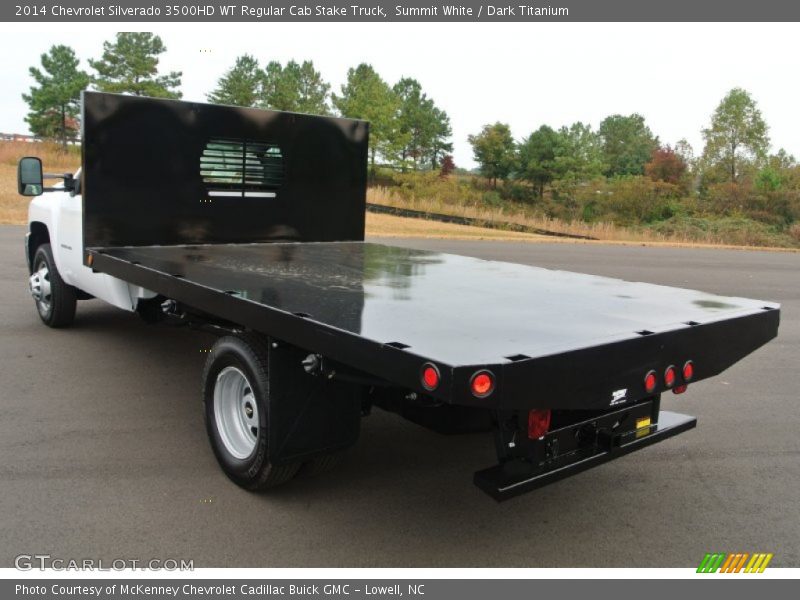Summit White / Dark Titanium 2014 Chevrolet Silverado 3500HD WT Regular Cab Stake Truck
