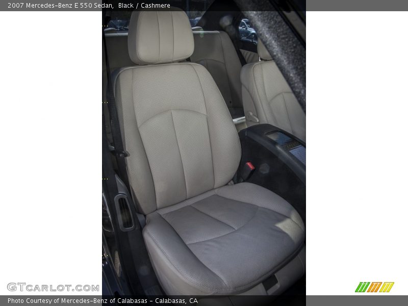 Black / Cashmere 2007 Mercedes-Benz E 550 Sedan