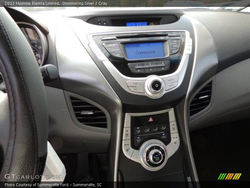 Shimmering Silver / Gray 2012 Hyundai Elantra Limited