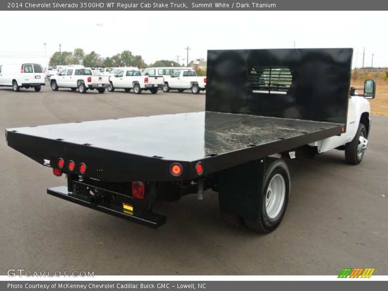 Summit White / Dark Titanium 2014 Chevrolet Silverado 3500HD WT Regular Cab Stake Truck