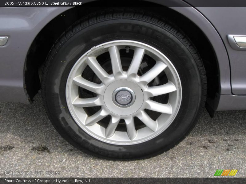 Steel Gray / Black 2005 Hyundai XG350 L