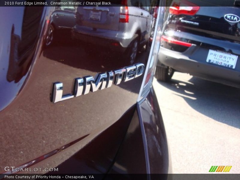 Cinnamon Metallic / Charcoal Black 2010 Ford Edge Limited