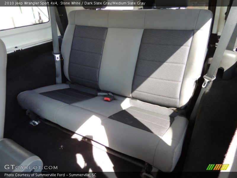 Stone White / Dark Slate Gray/Medium Slate Gray 2010 Jeep Wrangler Sport 4x4