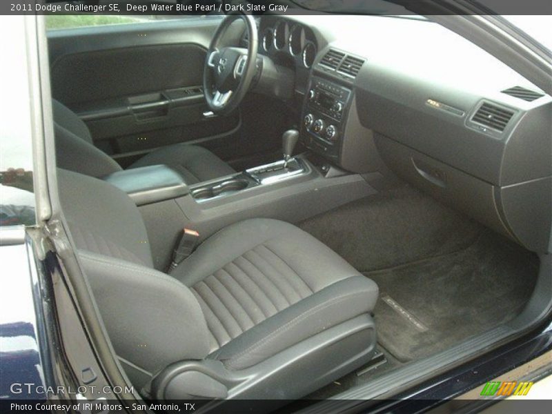 Deep Water Blue Pearl / Dark Slate Gray 2011 Dodge Challenger SE