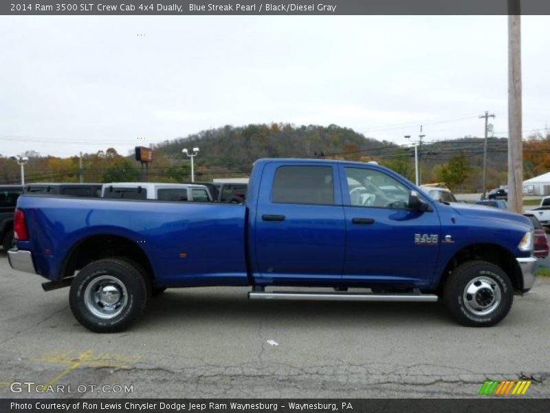  2014 3500 SLT Crew Cab 4x4 Dually Blue Streak Pearl