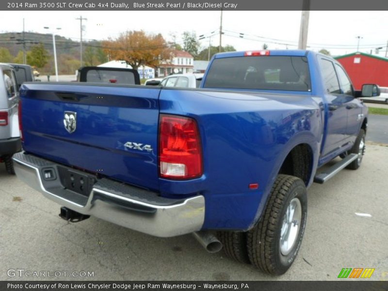  2014 3500 SLT Crew Cab 4x4 Dually Blue Streak Pearl