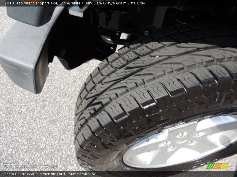 Stone White / Dark Slate Gray/Medium Slate Gray 2010 Jeep Wrangler Sport 4x4