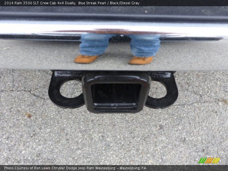 Blue Streak Pearl / Black/Diesel Gray 2014 Ram 3500 SLT Crew Cab 4x4 Dually