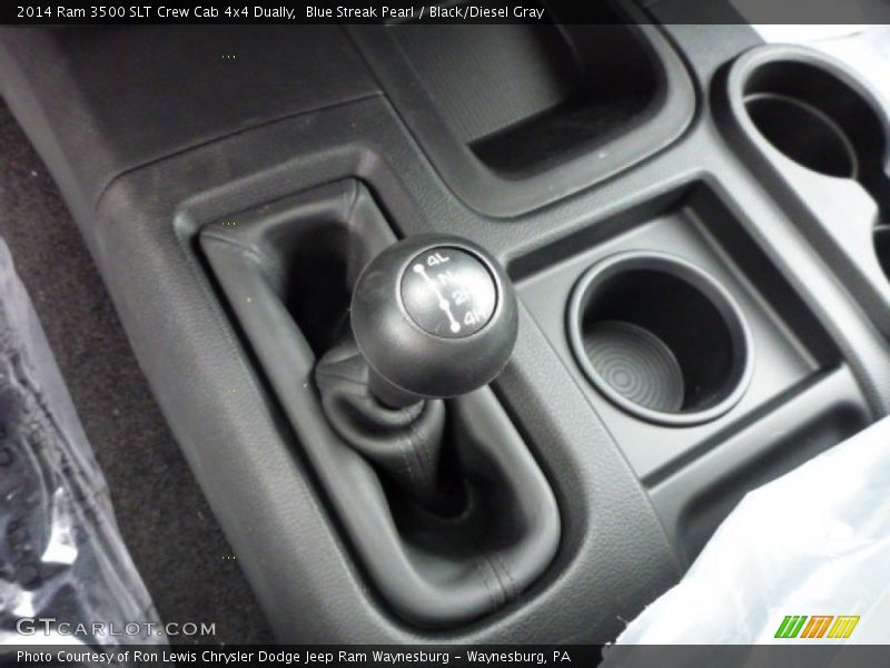 Blue Streak Pearl / Black/Diesel Gray 2014 Ram 3500 SLT Crew Cab 4x4 Dually