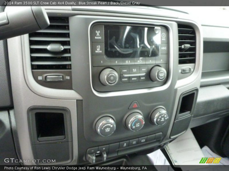Controls of 2014 3500 SLT Crew Cab 4x4 Dually
