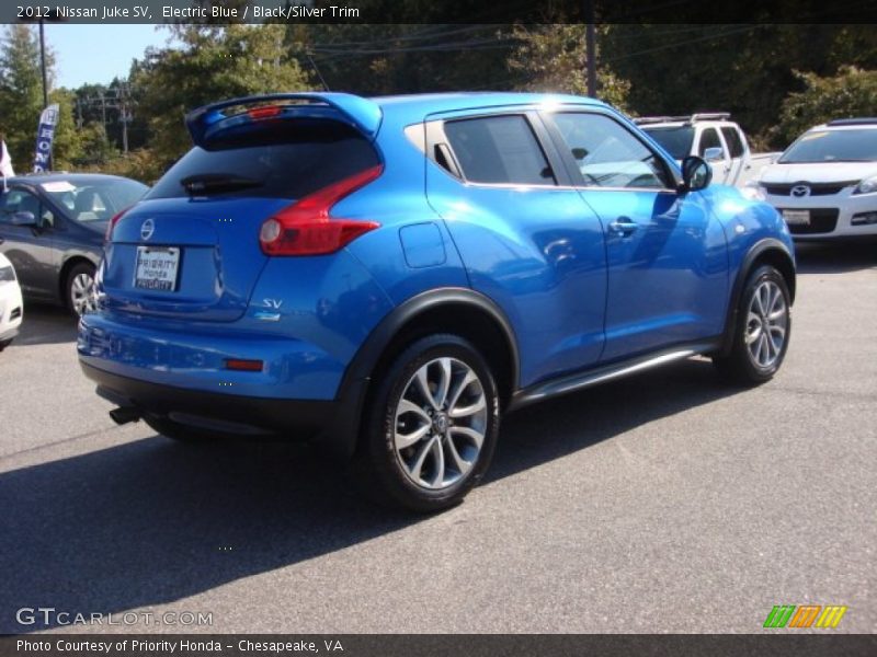 Electric Blue / Black/Silver Trim 2012 Nissan Juke SV