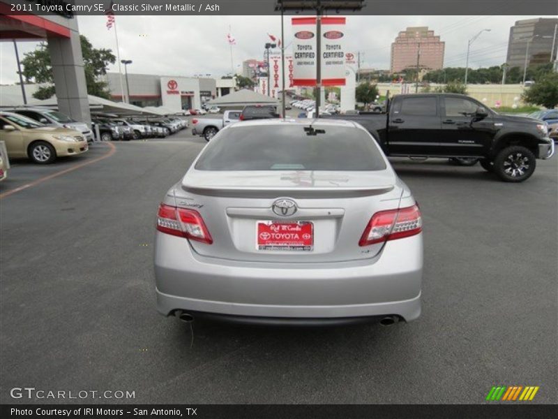 Classic Silver Metallic / Ash 2011 Toyota Camry SE