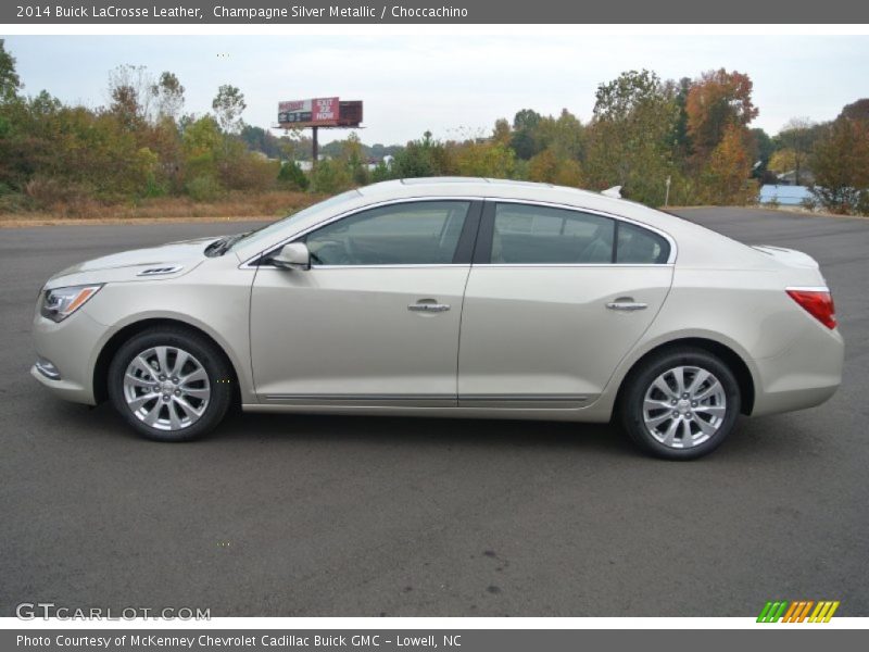 Champagne Silver Metallic / Choccachino 2014 Buick LaCrosse Leather
