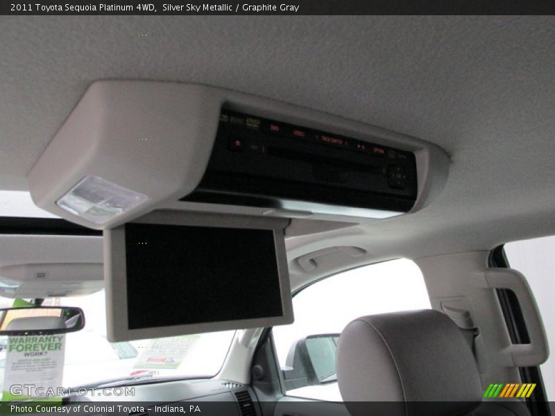 Silver Sky Metallic / Graphite Gray 2011 Toyota Sequoia Platinum 4WD