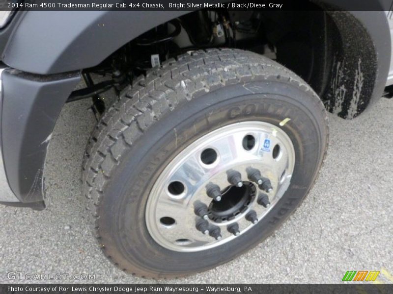 Bright Silver Metallic / Black/Diesel Gray 2014 Ram 4500 Tradesman Regular Cab 4x4 Chassis