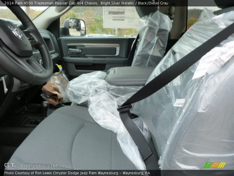 Bright Silver Metallic / Black/Diesel Gray 2014 Ram 4500 Tradesman Regular Cab 4x4 Chassis