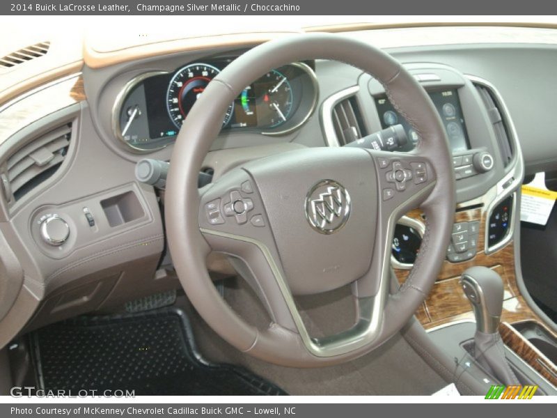 Champagne Silver Metallic / Choccachino 2014 Buick LaCrosse Leather