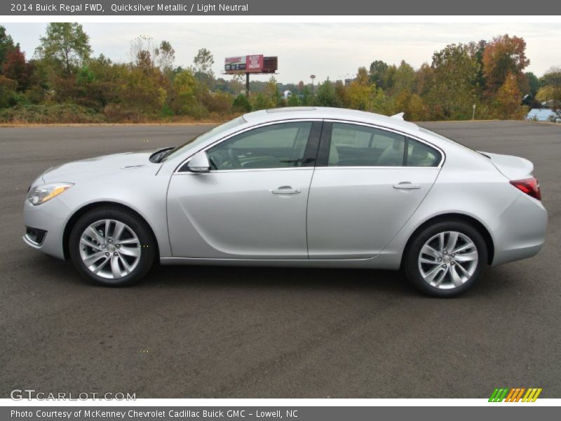 Quicksilver Metallic / Light Neutral 2014 Buick Regal FWD