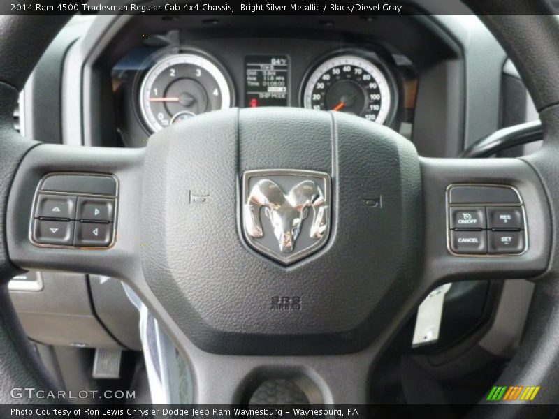  2014 4500 Tradesman Regular Cab 4x4 Chassis Steering Wheel