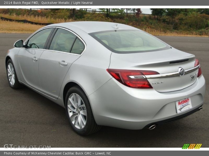 Quicksilver Metallic / Light Neutral 2014 Buick Regal FWD