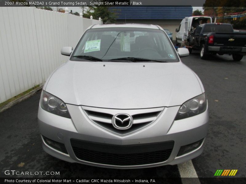 Sunlight Silver Metallic / Black 2007 Mazda MAZDA3 s Grand Touring Sedan