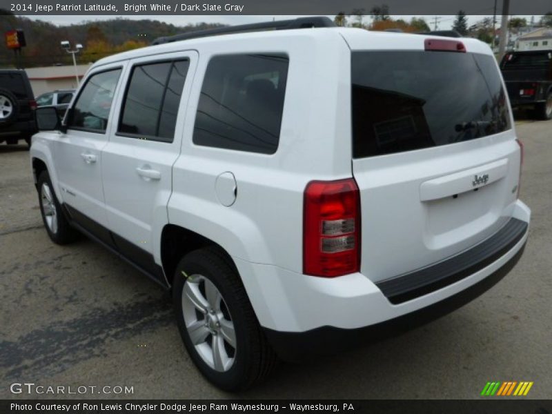 Bright White / Dark Slate Gray 2014 Jeep Patriot Latitude