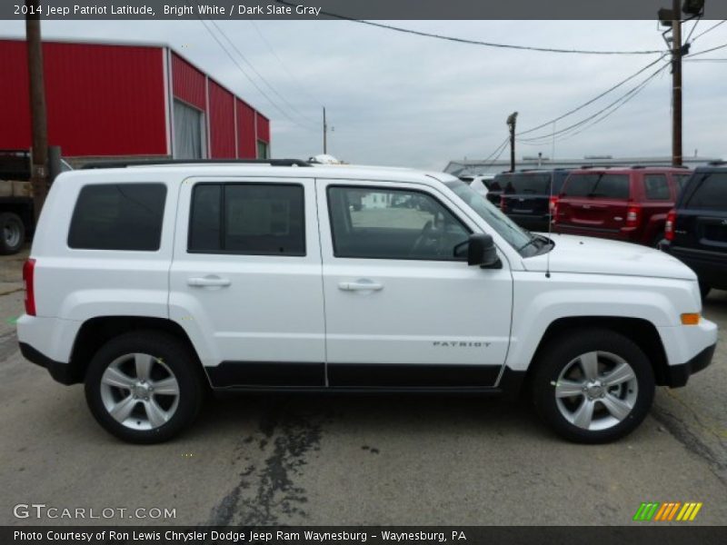 Bright White / Dark Slate Gray 2014 Jeep Patriot Latitude