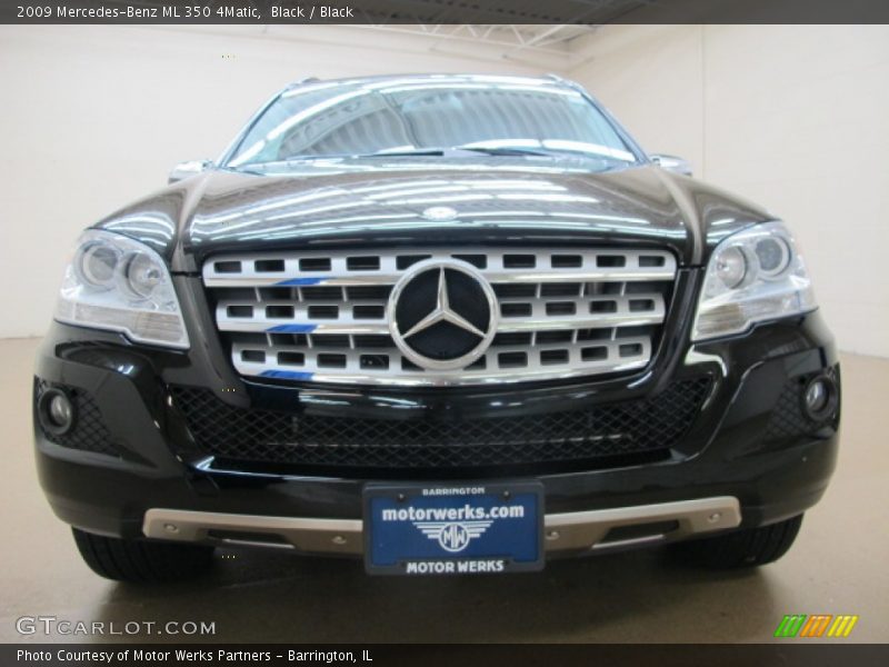 Black / Black 2009 Mercedes-Benz ML 350 4Matic