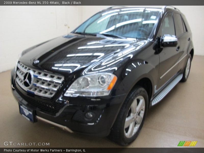 Black / Black 2009 Mercedes-Benz ML 350 4Matic