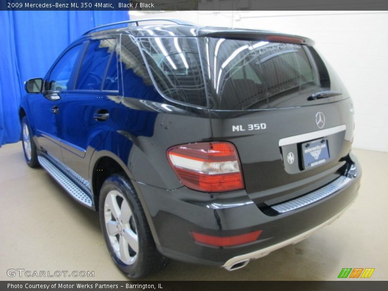 Black / Black 2009 Mercedes-Benz ML 350 4Matic
