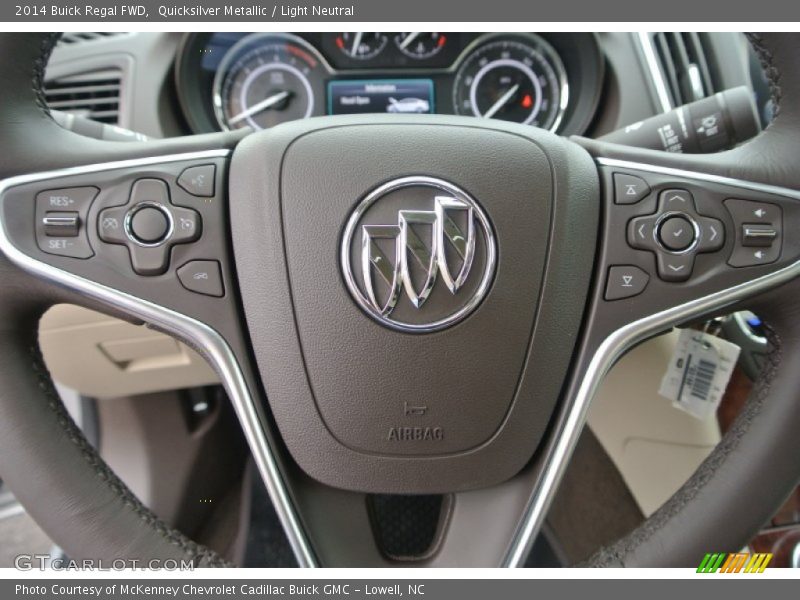 Quicksilver Metallic / Light Neutral 2014 Buick Regal FWD