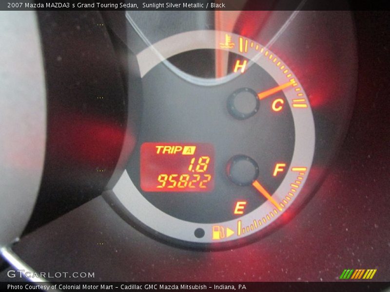 Sunlight Silver Metallic / Black 2007 Mazda MAZDA3 s Grand Touring Sedan