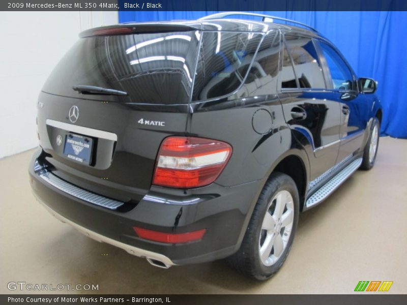 Black / Black 2009 Mercedes-Benz ML 350 4Matic