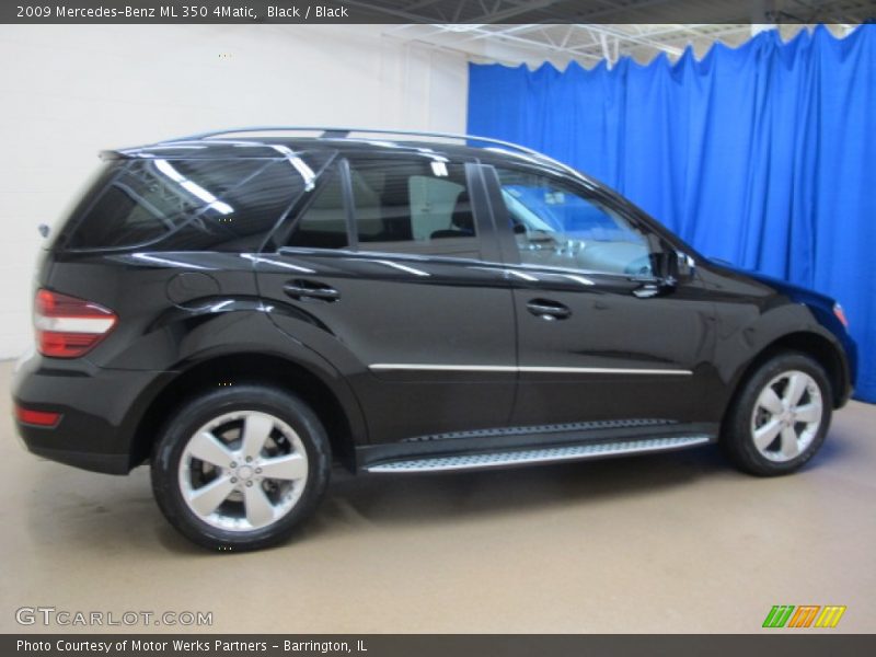 Black / Black 2009 Mercedes-Benz ML 350 4Matic
