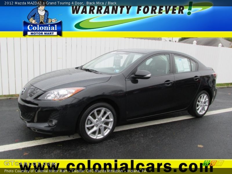 Black Mica / Black 2012 Mazda MAZDA3 s Grand Touring 4 Door