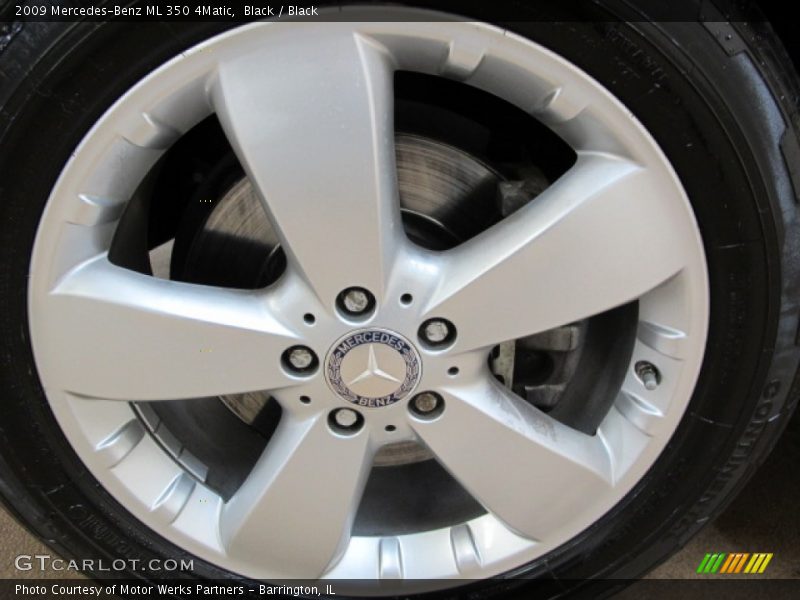 Black / Black 2009 Mercedes-Benz ML 350 4Matic