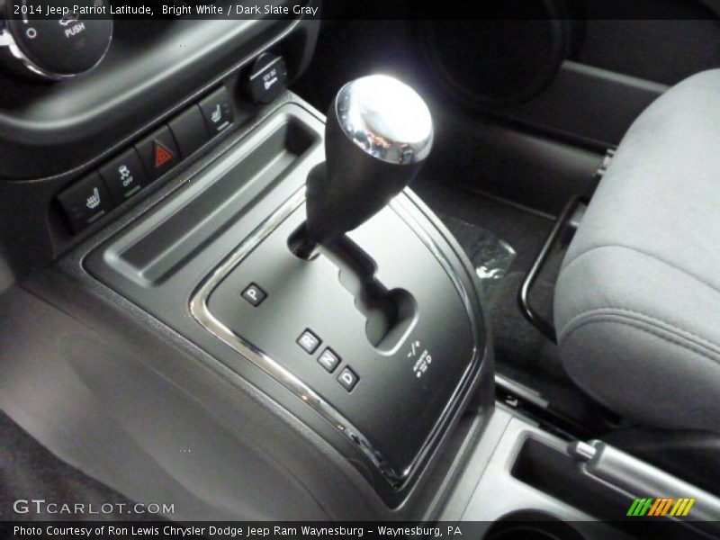 Bright White / Dark Slate Gray 2014 Jeep Patriot Latitude