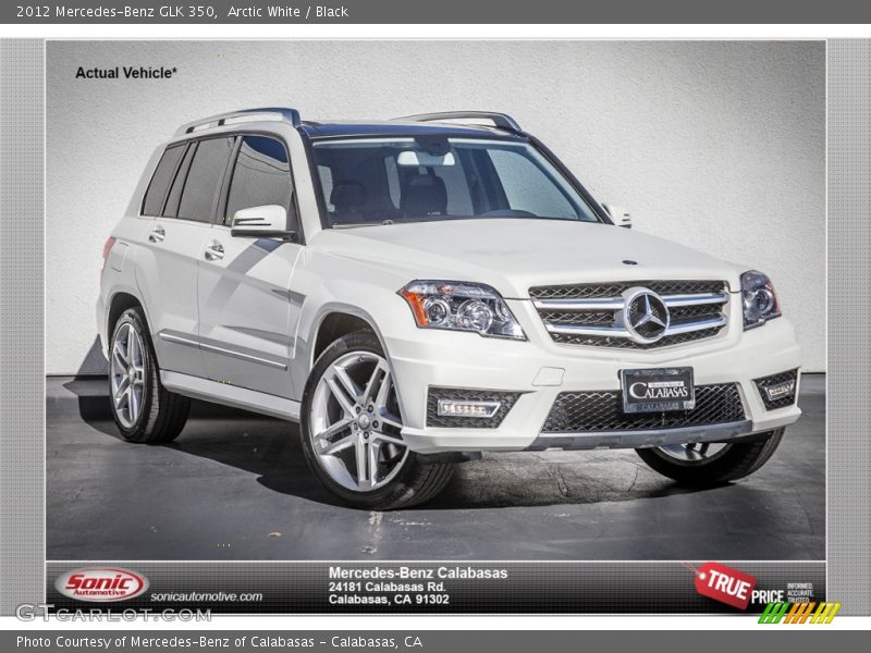 Arctic White / Black 2012 Mercedes-Benz GLK 350
