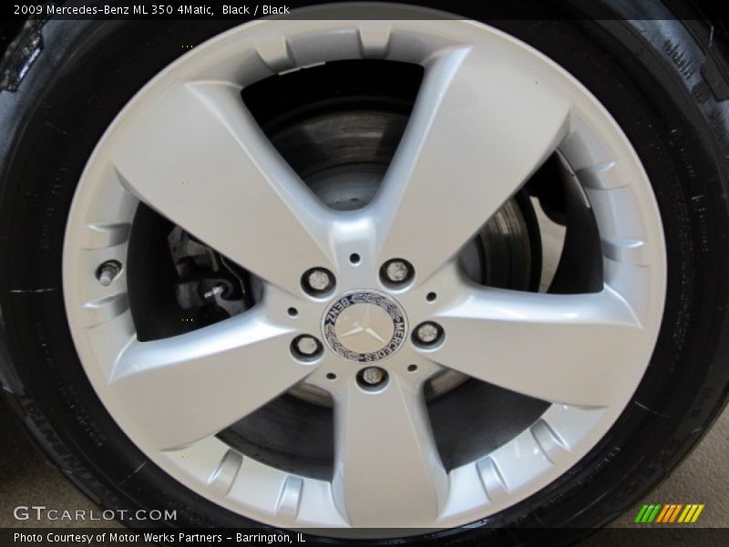 Black / Black 2009 Mercedes-Benz ML 350 4Matic